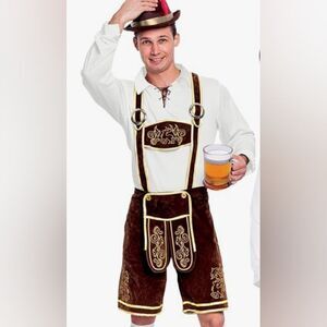 spooktacular Mens German Barvarian Ocktoberfest Costume Size XXL